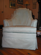 chair with slipcover by Take Cover